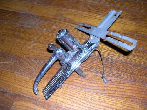 1940-41 buick trunk handle license plate bracket and light with key 922051 bico