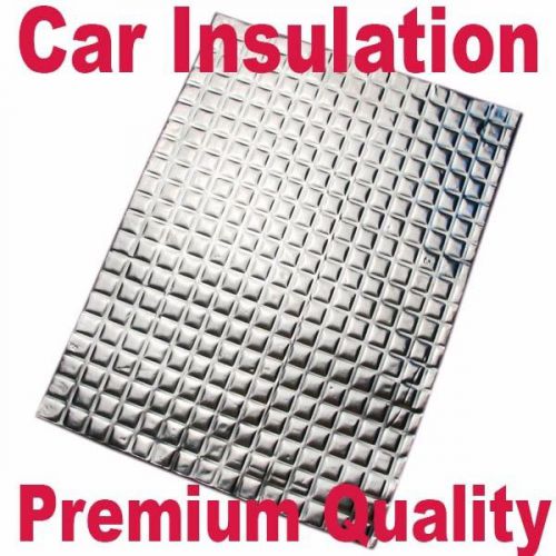 Thermal sound deadener automotive car insulation block heat &amp; sound - 22 mats