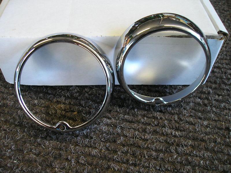 New replacement pair of tail lights bezels for the 1939 chevrolet !