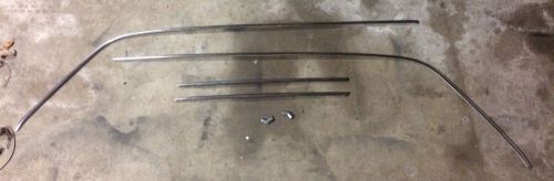 68 69 oem coronet 4 door 6 pc drip rail trim set nice