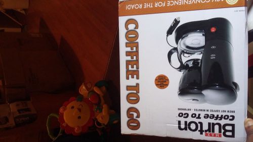 Max burton  coffee to go coffee maker 4 cup 12v  must have for storm seasons