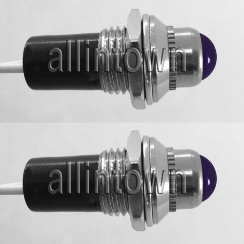 12v purple dash pilot indicator lights light signal hot rod