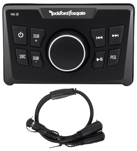 Rockford fosgate pmx-0r marine wired remote control 4 pmx-8bb, pmx-5, pmx2+cable