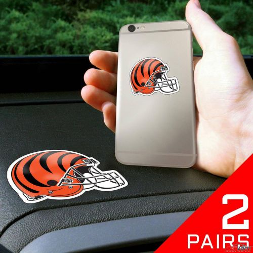 Fanmats - 2 pairs of nfl cincinnati bengals dashboard phone grips 13131