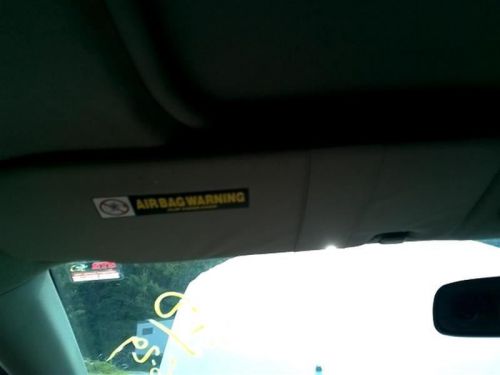 Driver left sun visor without illumination fits 02-06 rsx 230023