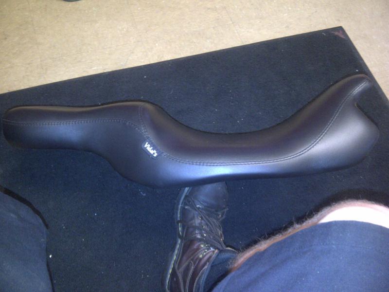 Custom low profile seat for 08-up harley touring models, by vidal's 