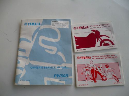 Yamaha owner&#039;s service manual pw50 2001 or 2002