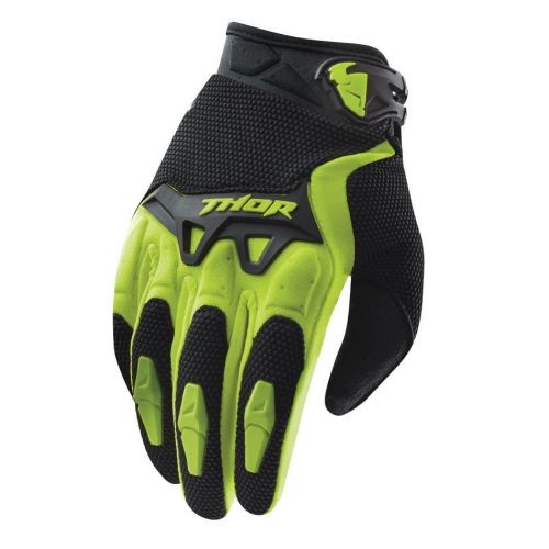New thor mx youth boys bmx mx atv riding spectrum green gloves glove