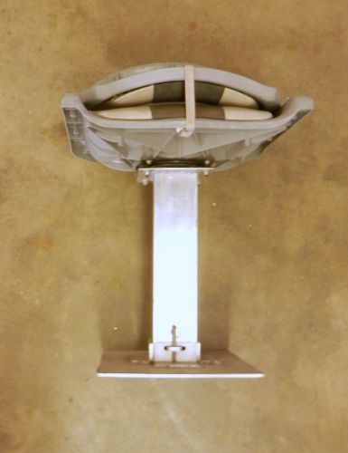 Custom aluminum swivel fishing boat seat + base + pedestal