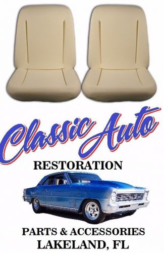 1966 chevrolet nova seat foam set 117n