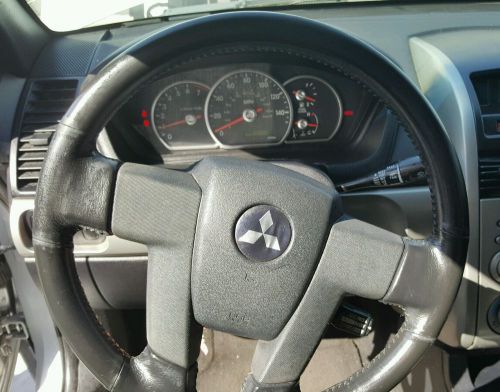 2006 mitsubishi galant black steering wheel with airbag factory oem 04 05 06