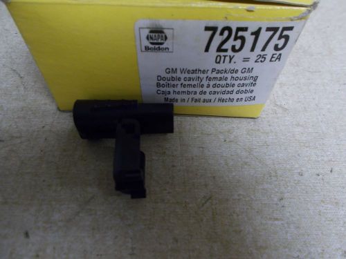 New napa 725175 double cavity gm female housing *free shipping*