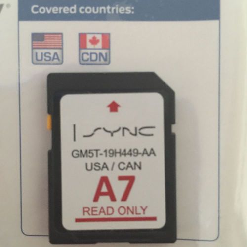 A7 new sd card map navigation update for sync ford &amp; lincoln upgrade a6