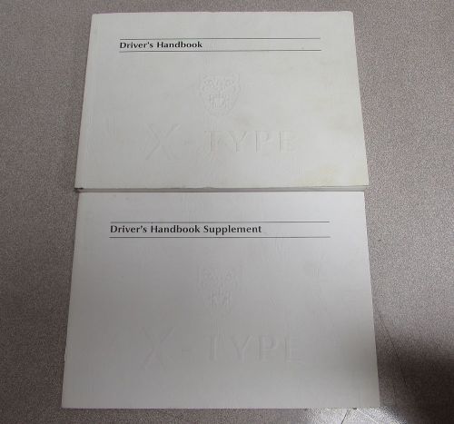 2000 jaguar x-type x type owners owner&#039;s manual drivers driver&#039;s handbook set