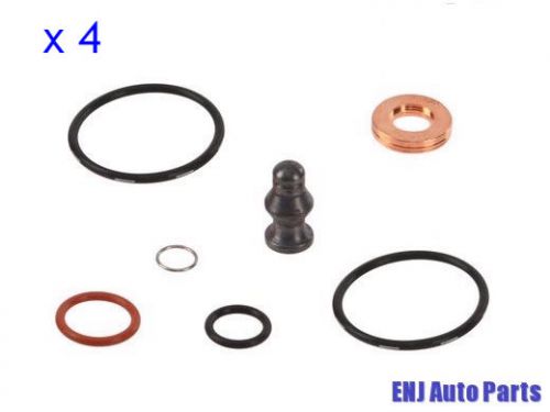 Vw jetta golf passat bew tdi diesel injector seal kit set of four 4 new