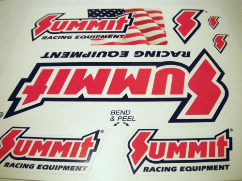 Summit racing decal sheet