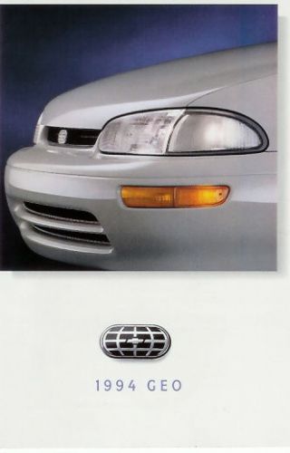 1994 geo full line  brochure   prizm  metro  tracker