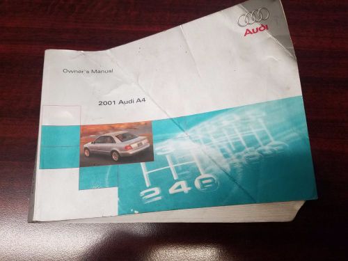 2001 audi a4 owners manual owner&#039;s guide booklet used 211.561.8d0.21