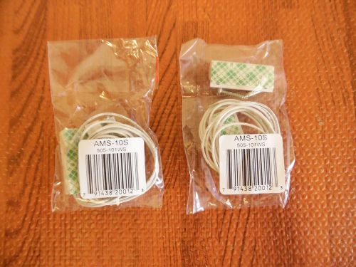 Amseco / potter  ams-10s mini contact w/ snapp-off tabs &amp; side leads - 2 pack