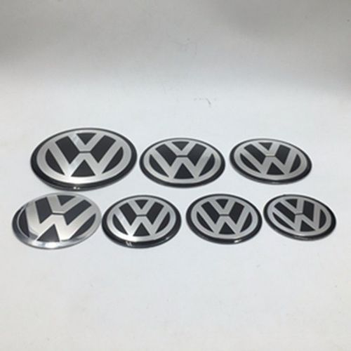 3d aluminum vw wheel center caps sticker decal for volkswagens logo badge emblem