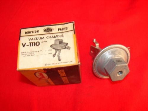 1961 dodge plymouth vacuum advance 4 barrel &amp; power pack v8 part 1881948