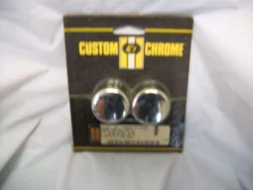 Custom chrome rear axle cap kit, chrome, multifit, new old stock, 14-315