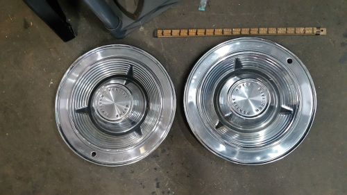 2 1967 67 pontiac catalina 14 inch hubcap hubcaps vintage car auto