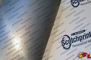 3m scotchprint brushed aluminum wrap film 24"x24" 4 sq. ft.