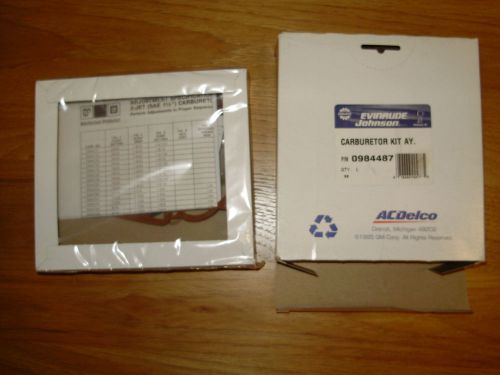 Evinrude johnson omc carburator repair kit  #0984487