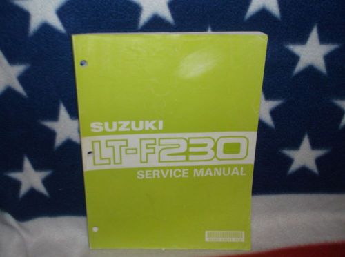 Suzuki lt-f230 service manual - 1990 factory manual !