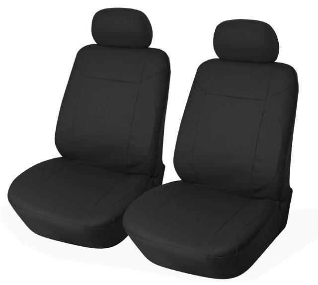 Front car seat covers compatible with scion 153 black