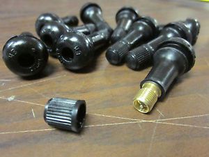 Lot of ~ 10 ~ replacement 1-5/8&#034; tire valve stems wheel truck car rubber ts-413