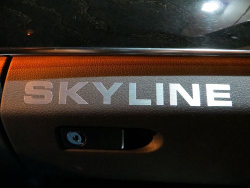 (2pcs) dashboard badge sticker decal *skyline*