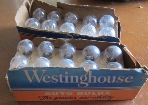 20 vintage westinghouse auto bulbs w1142
