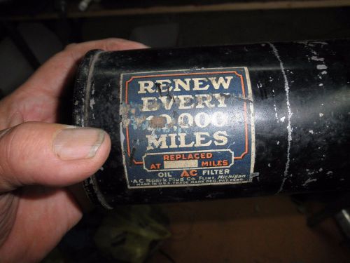 Vintage chevrolet ac oil filter canister 1920s?- 30s?