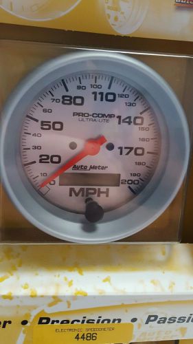 Auto meter 4486 ultra-lite; in-dash electric speedometer
