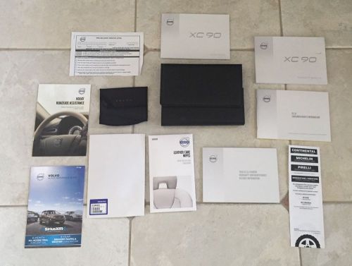2016 volvo xc90 suv owners manual guide books complete
