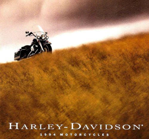 1994 harley-davidson large deluxe brochure -sportster-softail-dyna-electra glide