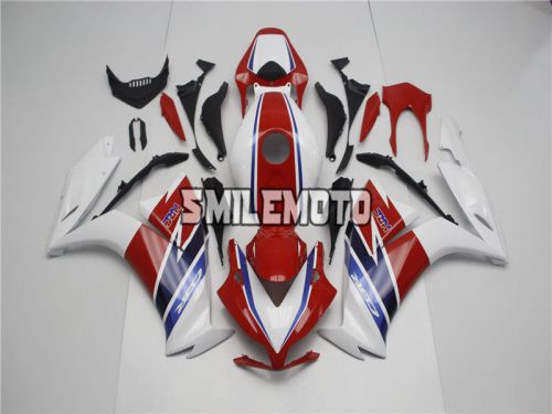 Fairing white blue red injection abs fit for honda 2012-2015 cbr1000rr sbi