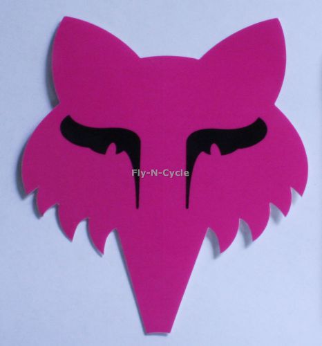Fox racing pink legacy head 3.5&#034; inch stickers decals