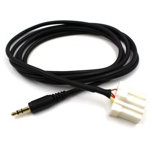 Car 3.5mm aux-in audio music adapter cable for mazda m3 m6 pentium b70 2006-2013