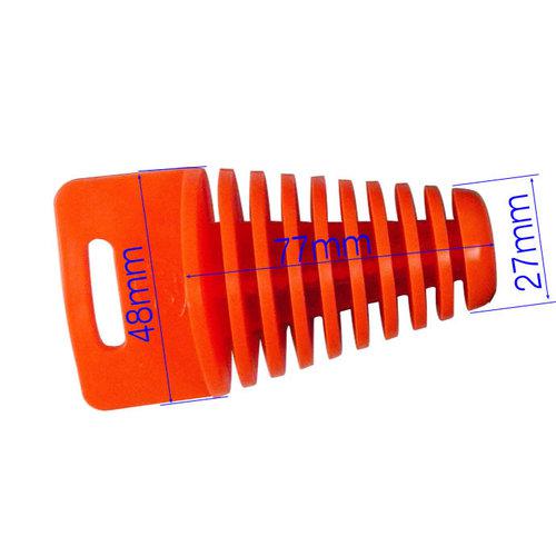 2pcs Small Orange ZXTD Exhaust Pipe Muffler Silencer 2-Stroke Plug Motorbike, US $1.99, image 3