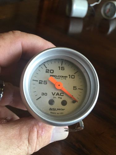 Auto meter pro comp ultra lite vac gauge