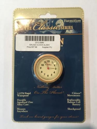 Gauge clock sl/wh the classic series