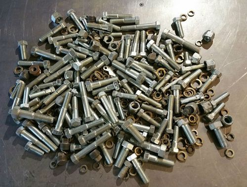 Assorted grade 8 bolts  37lb