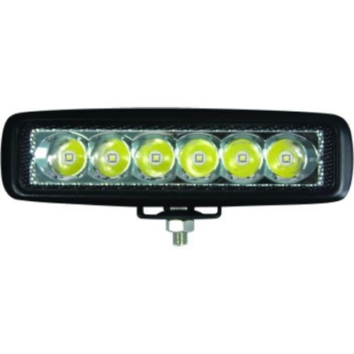 Hella 357203001 hella valuefit off-road mini light bar 6 led flood beam pedestal