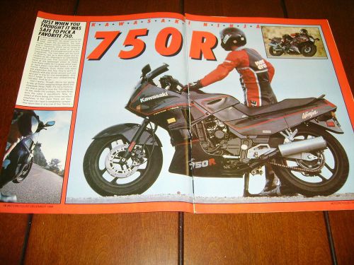 1987 kawasaki ninja 750r ***original article / specifications***