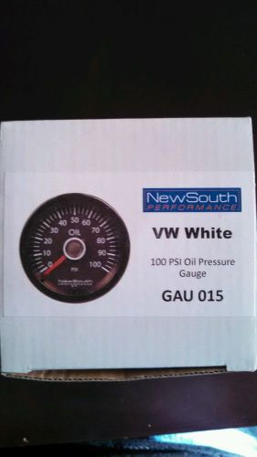 Newsouth (vw white)100 psi oil pressure gauge