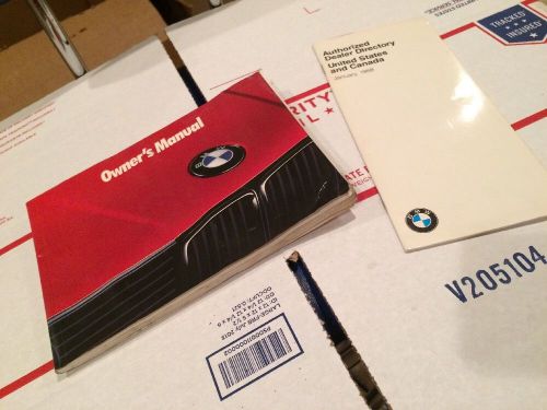 Bmw e30 325i/convertible 325is 325ix owners manual