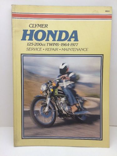 Clymer honda 125-200cc twins 1964-1977 service repair maintenance manual m321